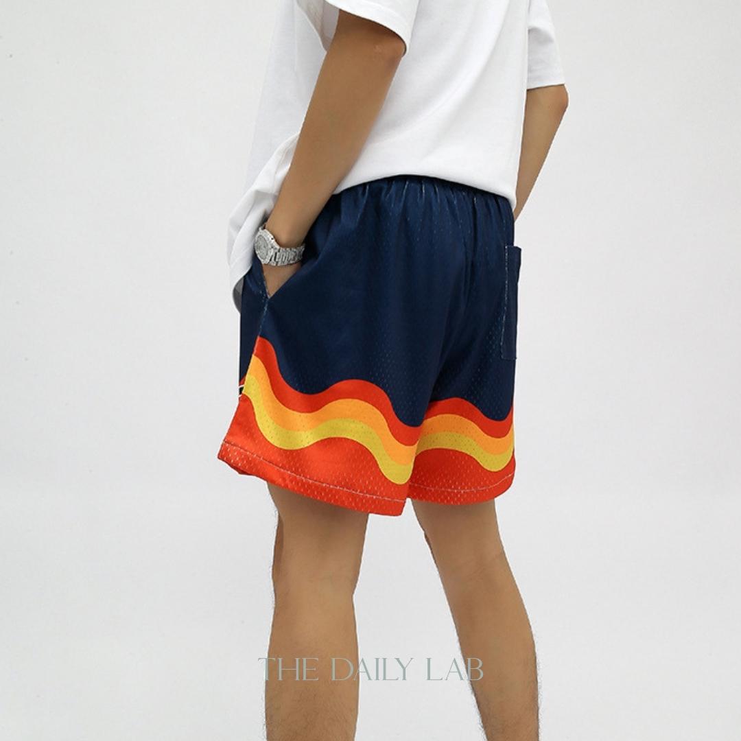 R Flames American Style Basketball Shorts