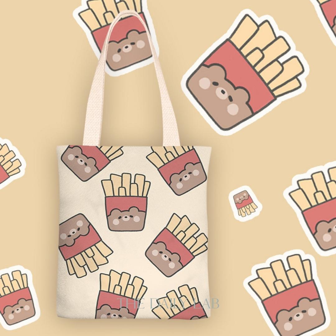 Bear Fries Canvas Bag (Pre-Order)