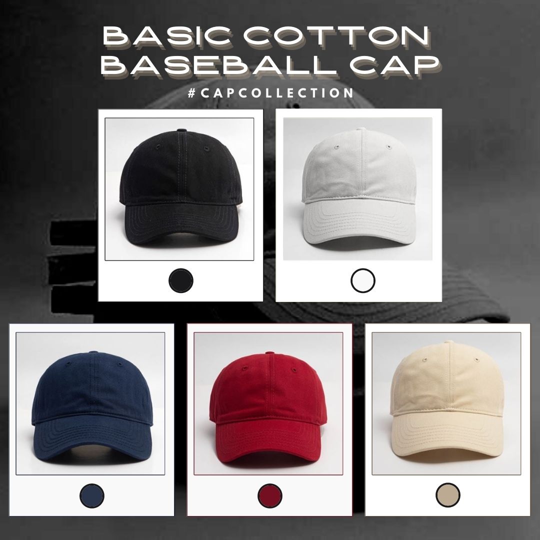 Basic Cotton Baseball Cap