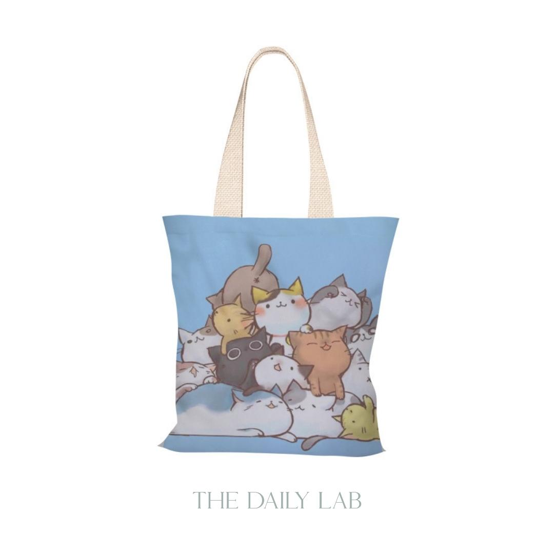 Cat Family Canvas Bag (Pre-Order)