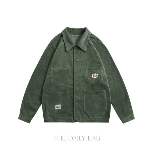 Buttoned Corduroy Jacket