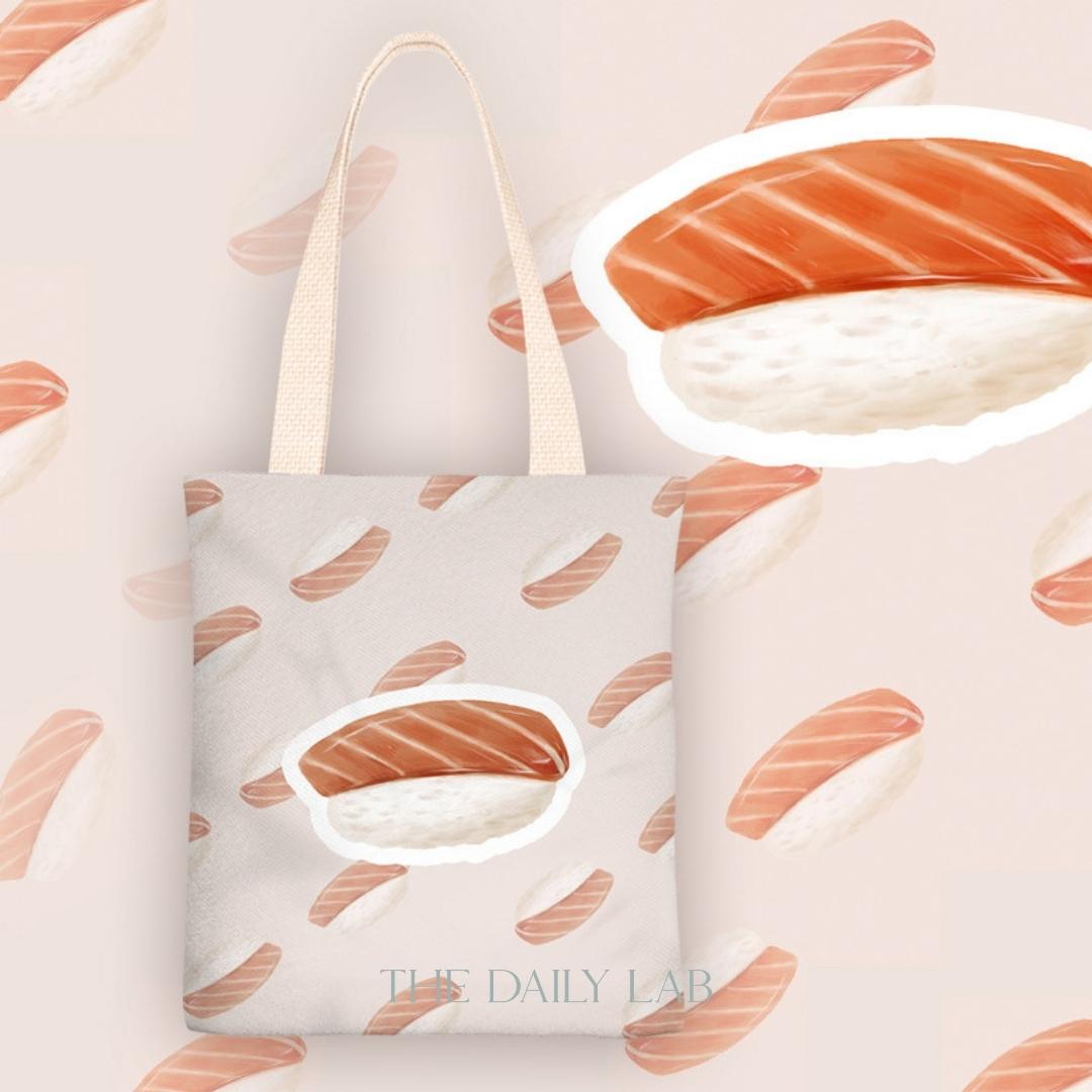 Salmon Sushi Canvas Bag (Pre-Order)