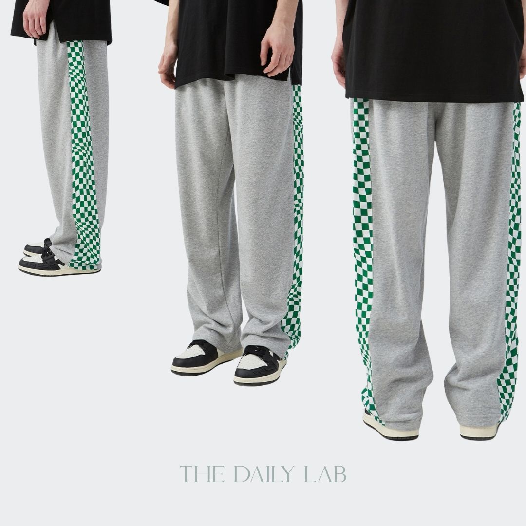 Checkered Relaxed Pants