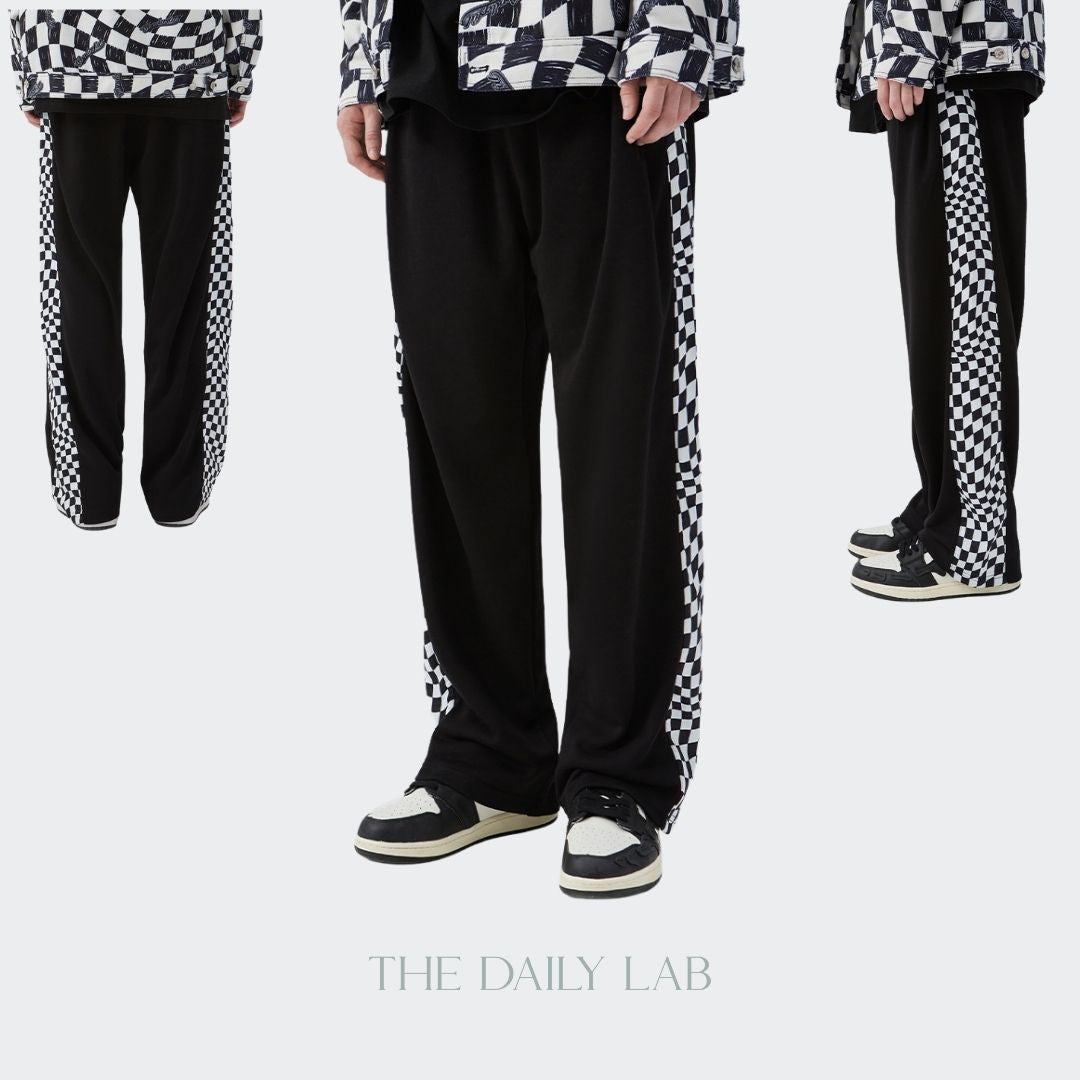 Checkered Relaxed Pants – The Daily Lab