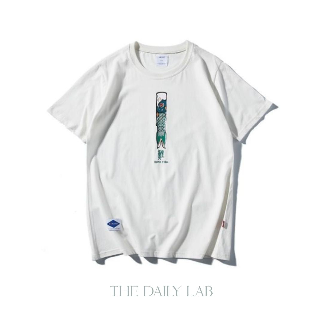 Dope Fish Tee in White