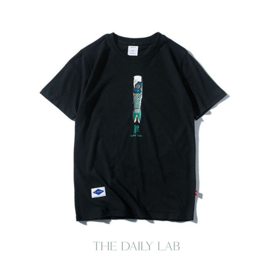 Dope Fish Tee in Black