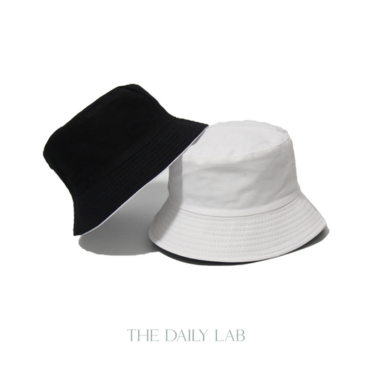 Reversible Bucket Hat in Black & White (Pre-Order)