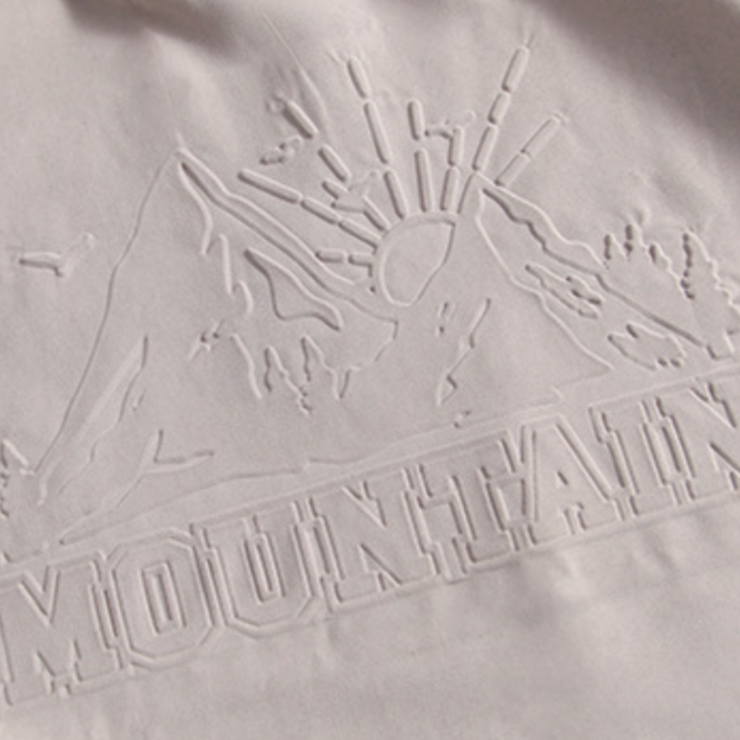 Mountain Embroidered Oversized Tee