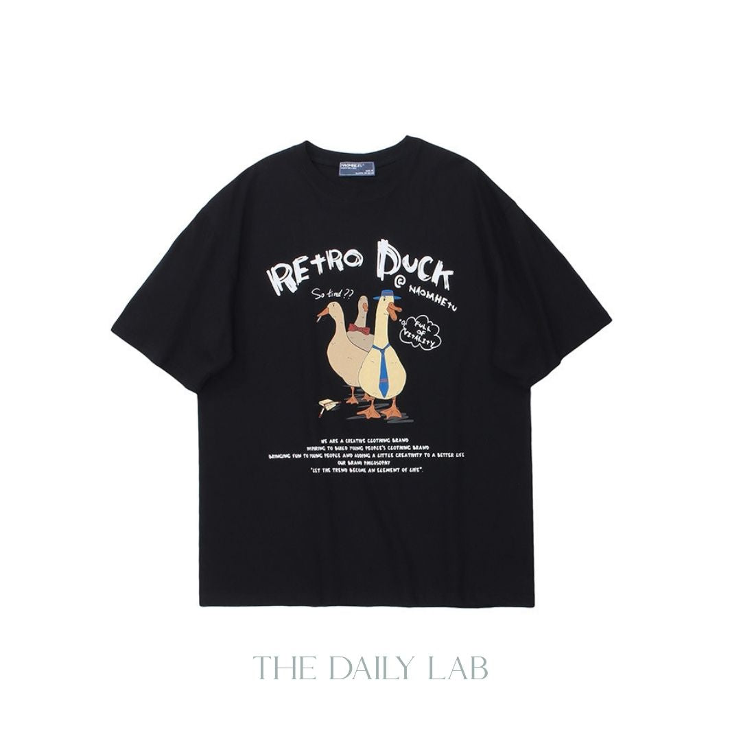Retro Duck Graphic Tee – The Daily Lab