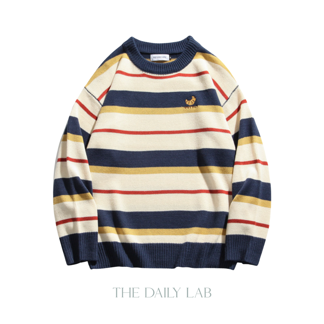 Patchwork Striped Sweater