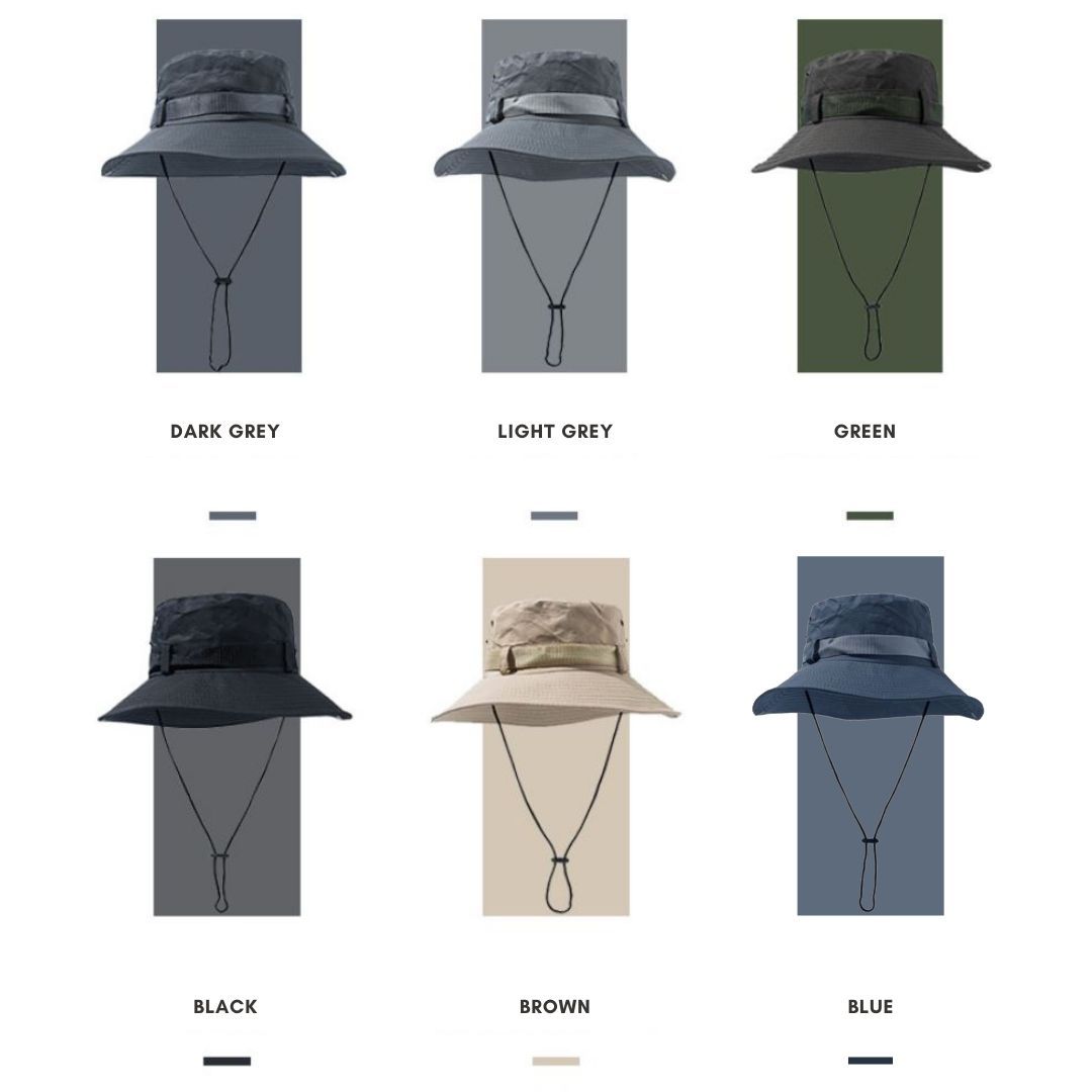 Hunter Bucket Hat in Black (In-Stock)