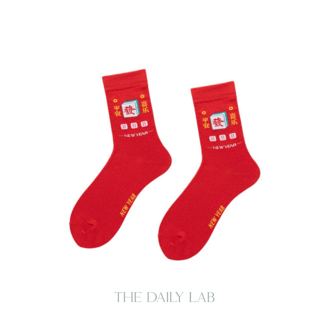 New Year Quarter Socks (Pre-Order)