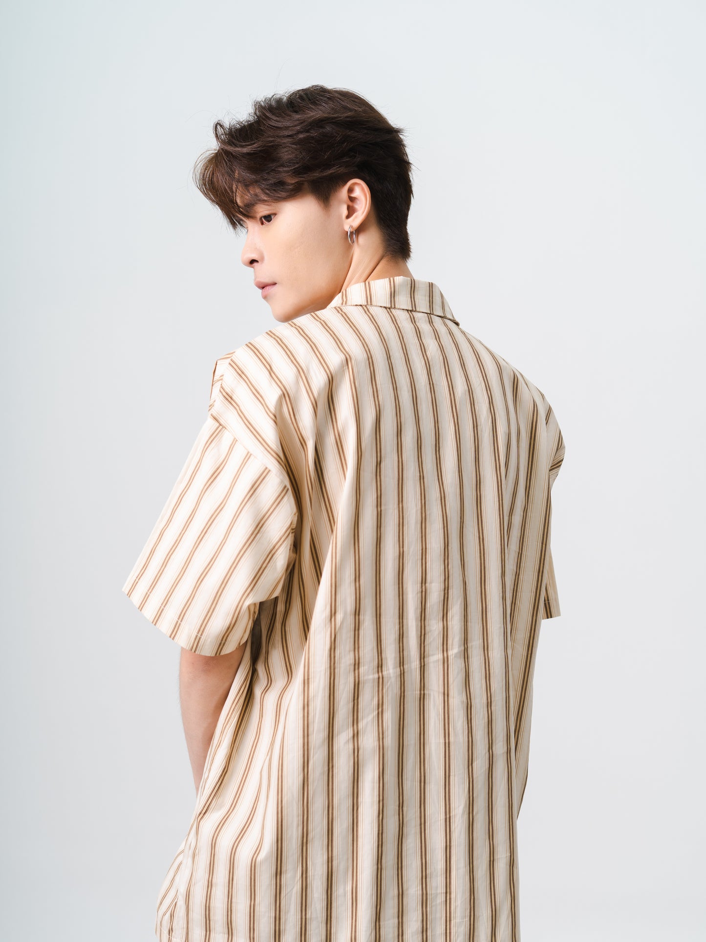 Striped Line Overshirt (In-Stock)