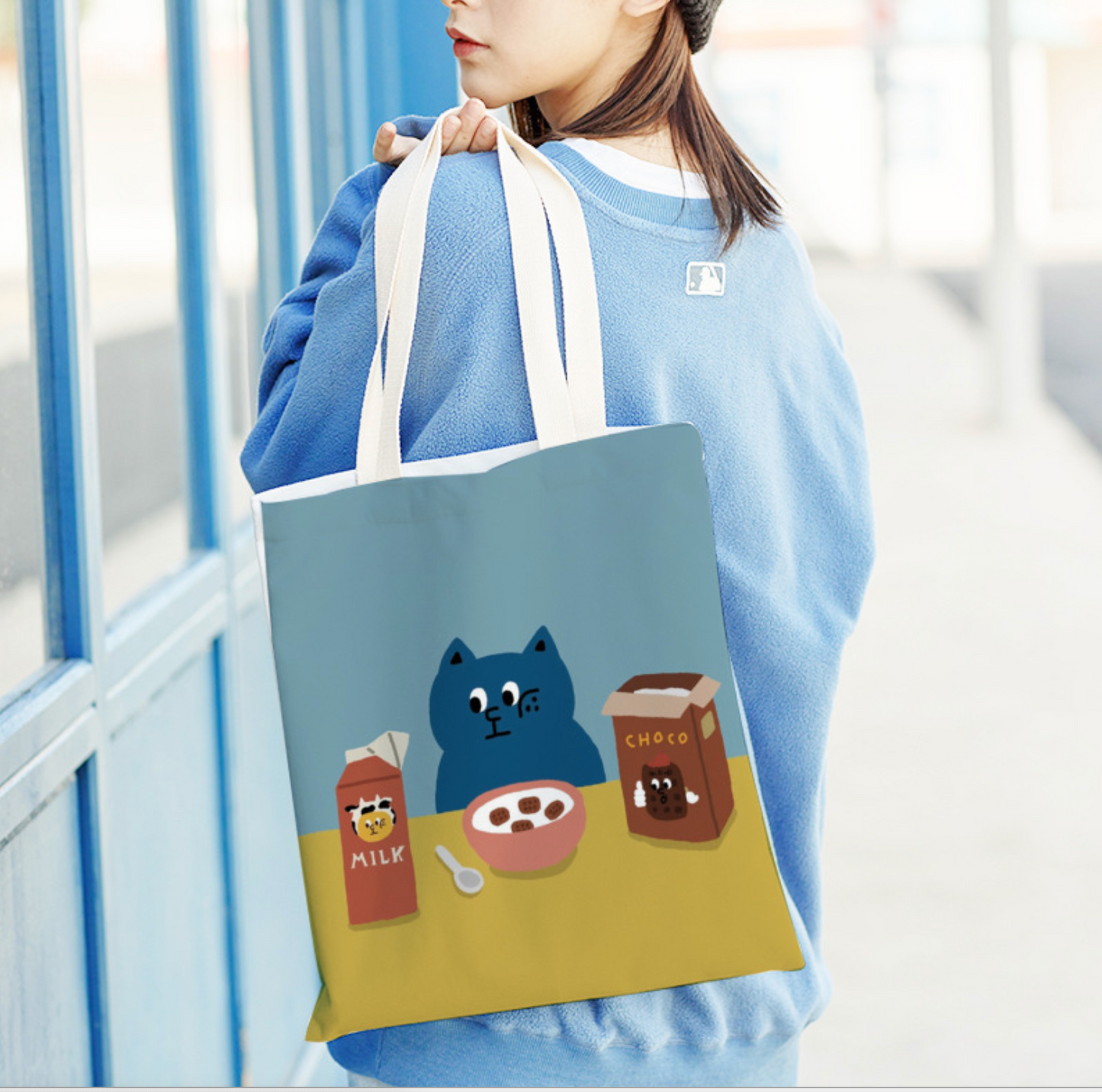 Hungry Cat Canvas Bag (Pre-Order)