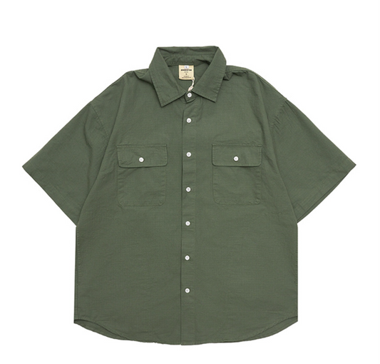 Retro Casual Buttoned Shirt