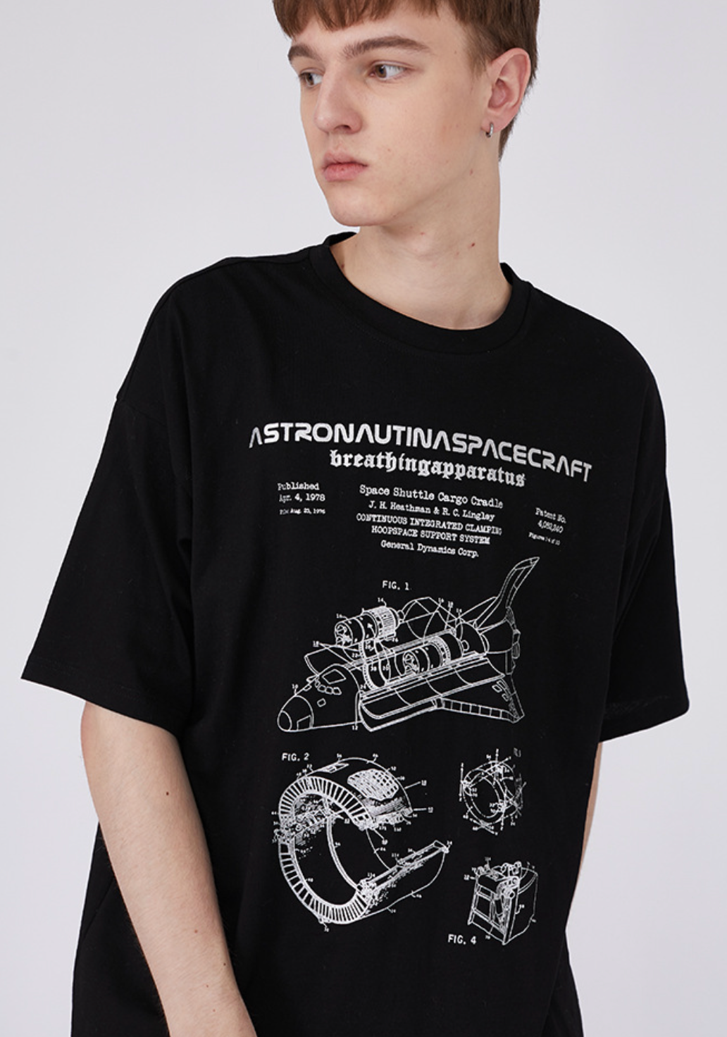 Spacecraft Graphic Oversized Tee