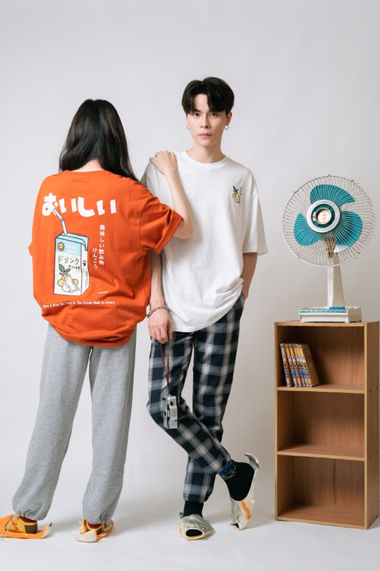 Meow Drinks Oversized Tee (In-Stock)