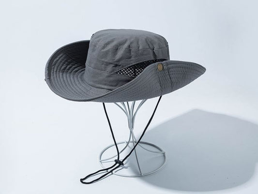 Mesh Bucket Hat in Black (In-Stock)