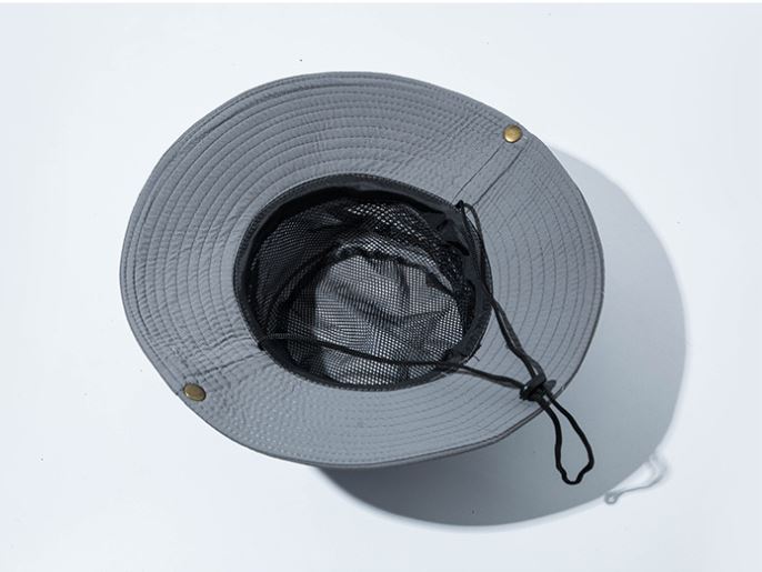 Mesh Bucket Hat in Beige (In-Stock)