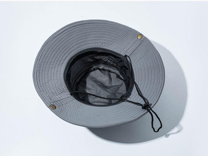 Mesh Bucket Hat in Light Grey (In-Stock)