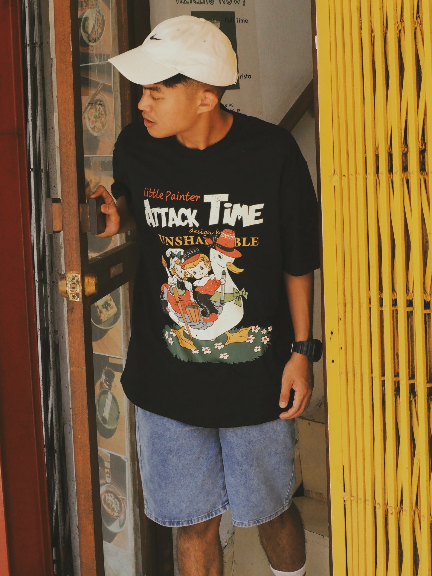 Attack Time Oversized Tee