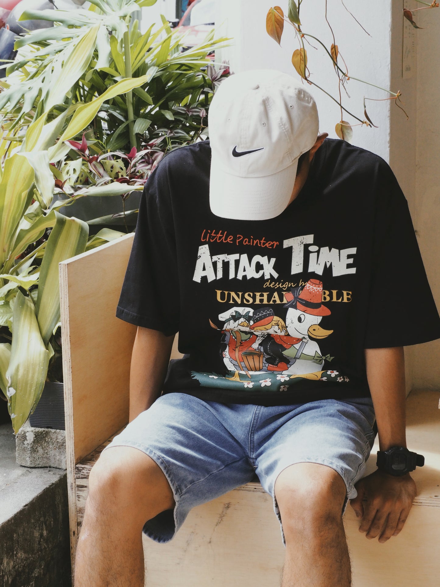 Attack Time Oversized Tee