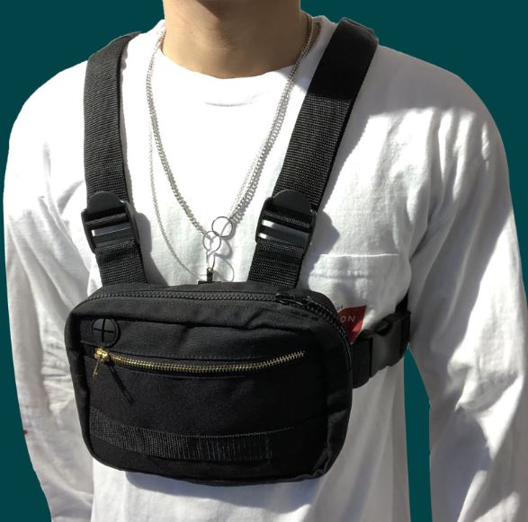 Tactical Chest Bag in Black (Pre-Order) – The Daily Lab