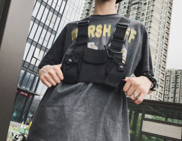 Casual Tactical Bag in Black (Pre-Order)