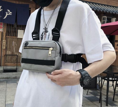 Tactical Chest Bag in Grey (Pre-Order)